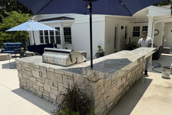 Outdoor Countertop - Rockstar Granite